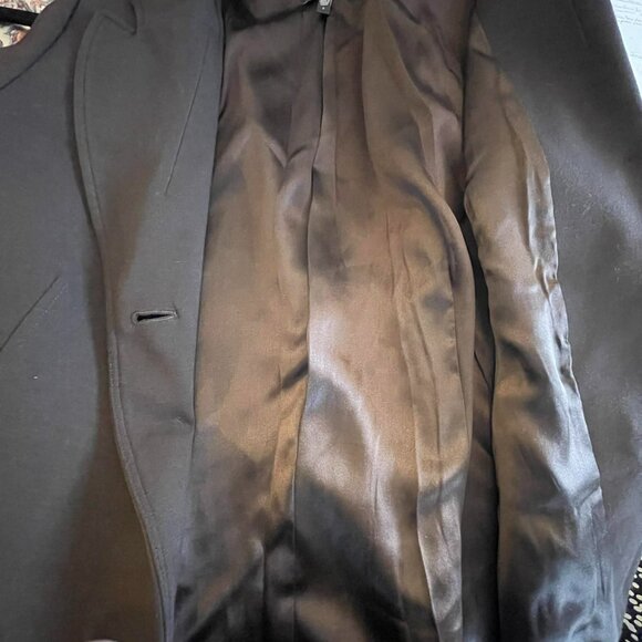 EILEEN FISHER beautiful blazer in very dark plum Women SIZE L. - Picture 4 of 12